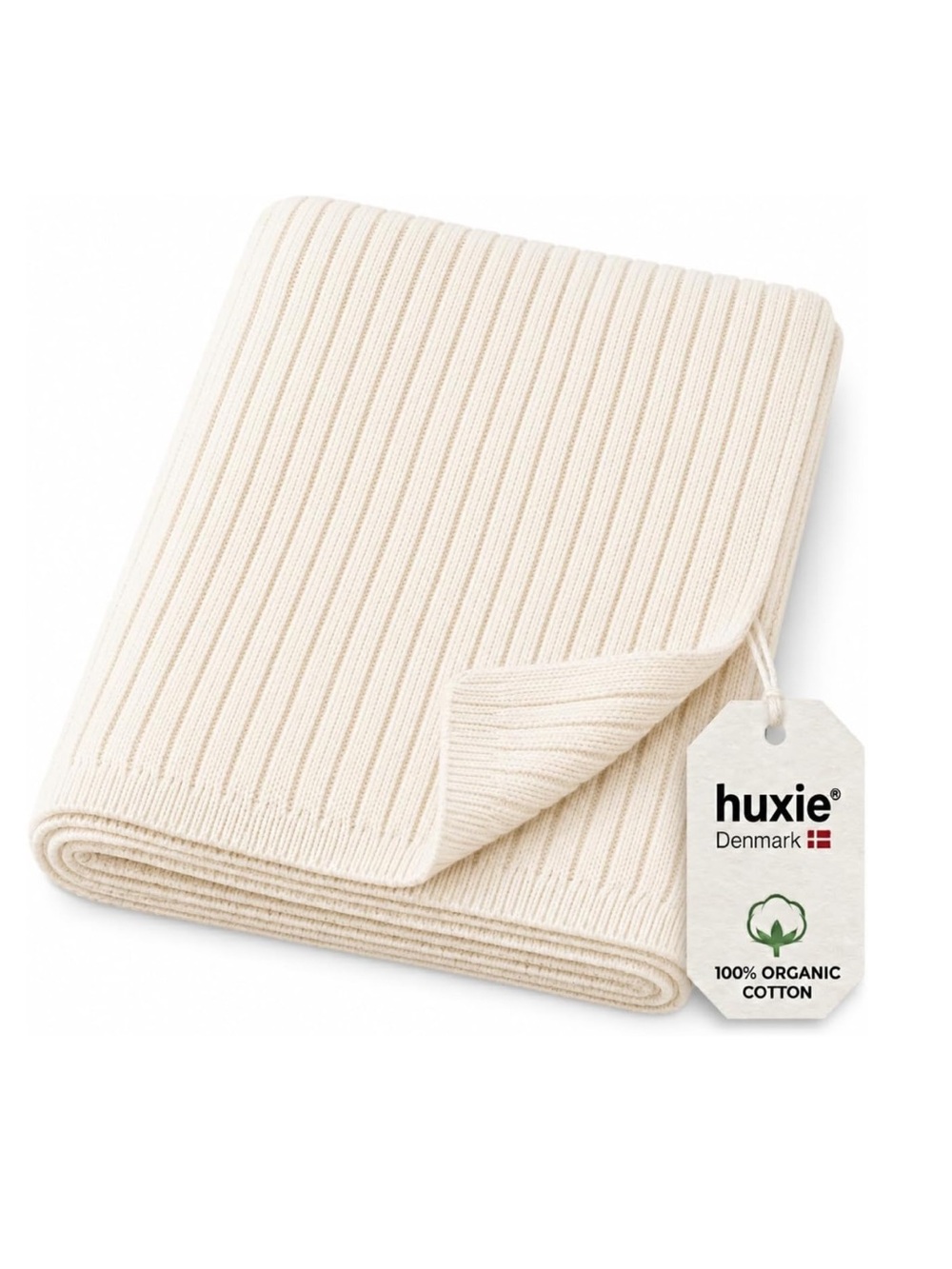 Organic Cotton Knitted Baby Blanket
